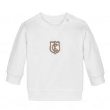 CALVIN KLEIN μπλούζα φο΄ύτερ παιδική IN0IN00326-YAF λευκό